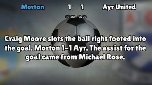 Morton v Ayr United (Sat 22 April 2017 Match Summary)