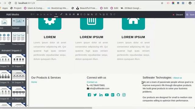 Animated Snippets - 2 Odoo, Animated Blocks - 2 Odoo - v 13 смотреть онлайн