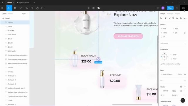 Design 2 Glassmorphism UI Animated Websites in Figma | New Trend 2021 ?? | Figma Tutorial смотреть онлайн