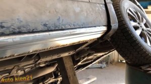 ⛔️Chrysler 1996г - Восстанавливаем гнилой автохлам! Замена и усиление порогов с ремонтом днища!