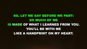 "For Good" from Wicked - Duet Karaoke Track with Lyrics on Screen