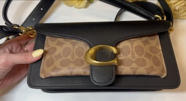 Сумка Coach tabby комбинированная кожа и канва смотреть онлайн