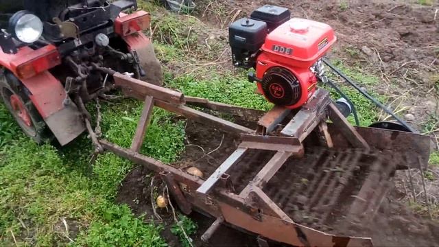 Самодельная картофелекопалка