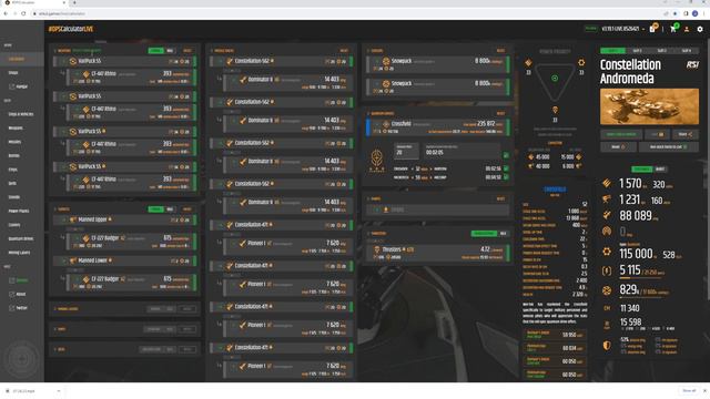 Star Citizen - Constellation Andromeda Loadout Guide