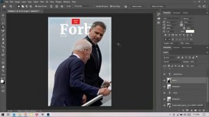 ADOBE PHOTOSHOP: How to Design the cover of a magazine