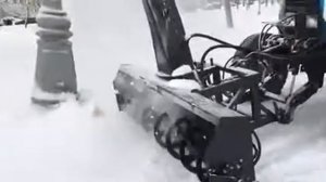 Шнекороторный снегоочиститель СШ-200Г на МТЗ