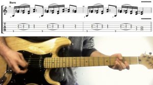 BURN Deep Purple Guitar Lesson Into Riff With Tab 👌🤘