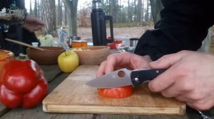 Нож Spyderco Tenacious Lightweight. Тест по продуктам  /testing