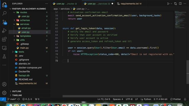 FastAPI - JWT Auth - (Register, Account Verification, Login, Refresh Token, Forgot Password etc)