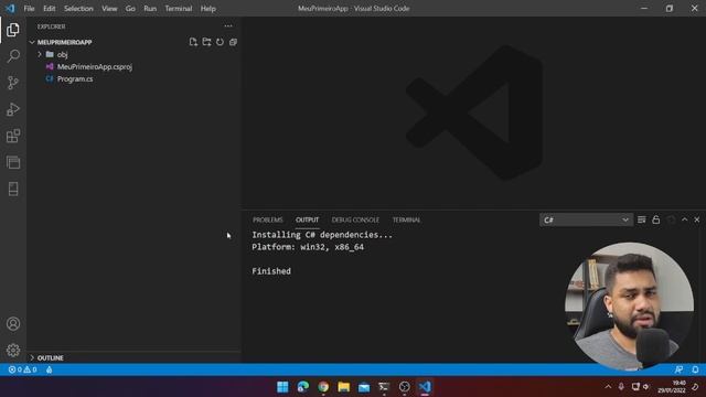 Criando uma aplicação console .NET 6 | C# para iniciantes смотреть онлайн