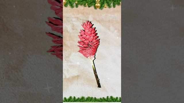 Best Christmas Decoration Ideas Collection / DIY Pine Cone Flower Craft//Home Decoration #christmas