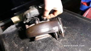 Подклинивание геометрии турбины на VW LT46 2.8d