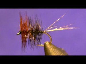 Мушка Bivisible Dun. Сухая мушка.