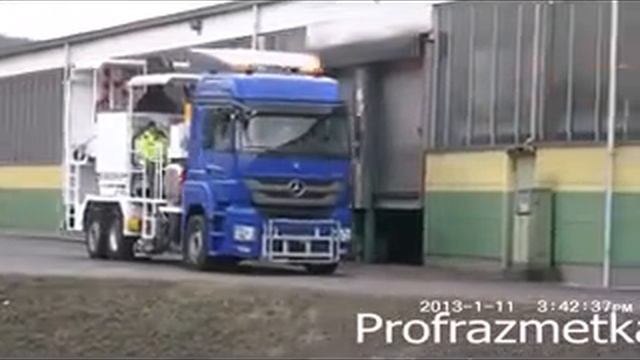 Машина для дорожной разметки купить для термопластика Winter WTE 3200 на грузовом шасси