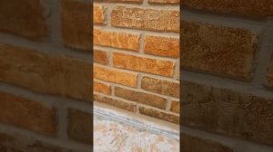 МОЯ ПЕРВАЯ РАБОТА - ШТУКАТУРКА ПОД КИРПИЧ