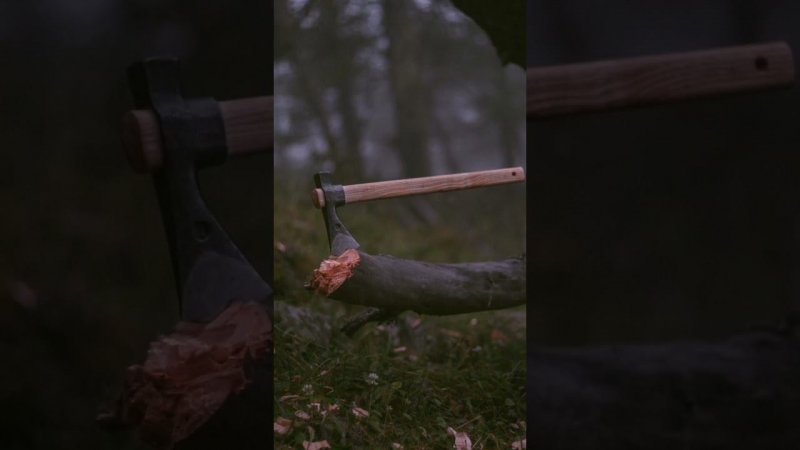 Томагавк под обратный всад, каким он уже не будет #axe #bushcraft