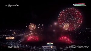 9 сентября Таджикистан город Душанбе салют