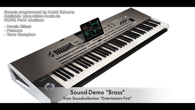 KORG Pa4X: DEMO "Brass" from Collection "Entertainers First" смотреть онлайн