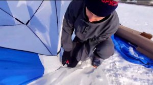 Зимняя палатка куб утеплённая 200х200х215 см