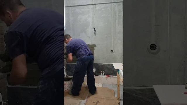 Укладка плитки.