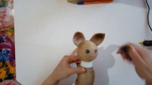 Котенок из джута.Поделки своими руками.Что можно сделать из бутылки из под йогурта.DIY.
