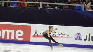 Александра Трусова. Тренировка. Часть 1. Гран-при по фигурному катанию 2019