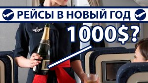 Как встречают новый год в самолете? | Перезалив с YT от 29.12.2023