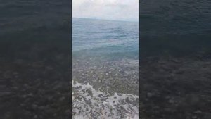 Абхазия. Пицунда. Пляж у отеля Мон Ами 01.06.2019