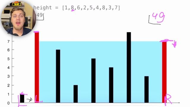Container With Most Water | Решение на Python | LeetCode 11 смотреть онлайн