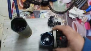 Самодельная аккумуляторная УШМ Makita GA 5030 18 V
