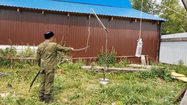 Учебное занятие по спортивному владению шашкой