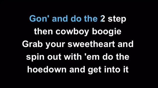 The Git Up - Blanco Brown | Karaoke смотреть онлайн