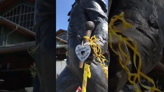 Freddie Mercury Monument in Montreux, Switzerland