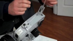 How to thread a Newlong NP-7A bag closing machine