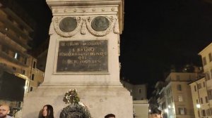 Italy, Rome, Campo de' Fiori in the evening. 12.09.2022