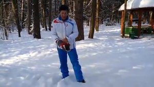 Школа бега серого гуся, лес.