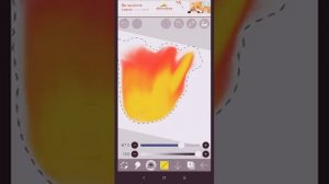 Как рисовать огонь в приложении IbisPaint X?