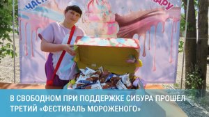 5 тысяч порций сладостей: в Свободном прошел третий «Фестиваль мороженого»