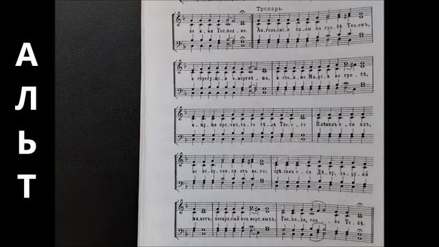 Глас 6  тропарный