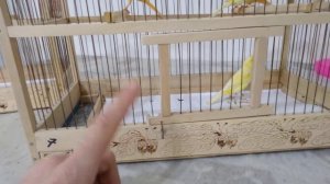 Клетки для канареек.Купил две эксклюзивные клетки ручной работы