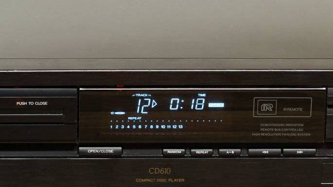 Philips CD610 - редкий Винтажная стереосистема CD-CDR-произведён в Бельгии