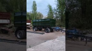 Прицеп СЗАП 8527 кузов зерновоз своими руками.