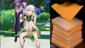 Nahida Cheese Slap Meme