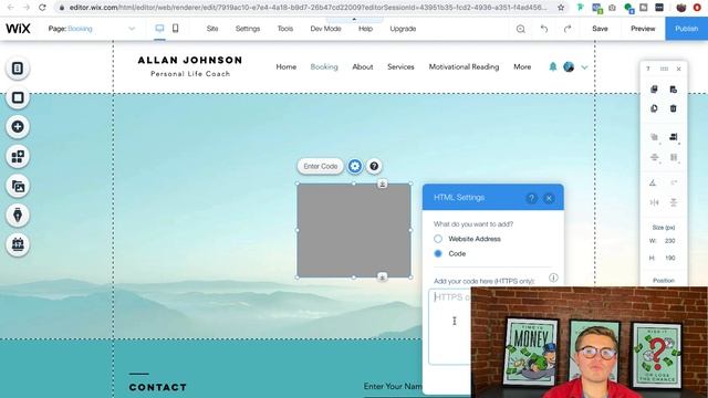 How To Build A Wix Website - Adding HTML Code To Wix - Wix.com Tutorial For Beginners (2020) смотреть онлайн