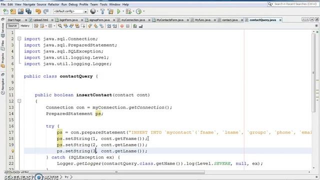 Java - Contact Management System Project In Java With MySQL Step By Step [with source code] Part 20 смотреть онлайн