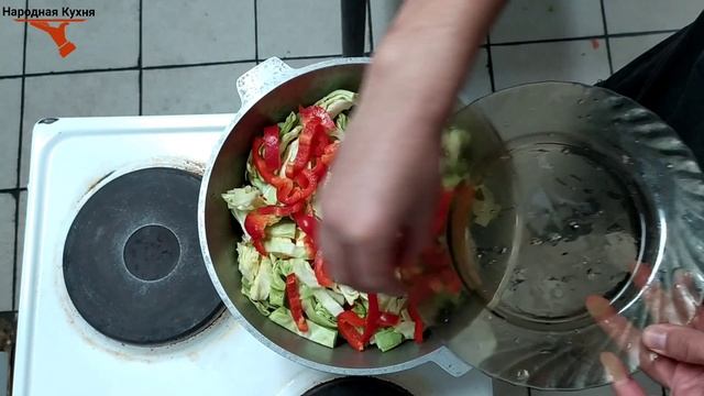 Дымляма Узбекская. Настоящая Узбекская Димлама в казане. смотреть онлайн