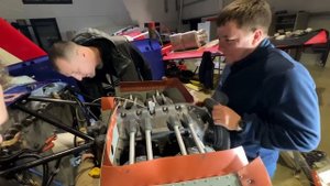 Первый запуск двигателя на Самолёте после капиталки..