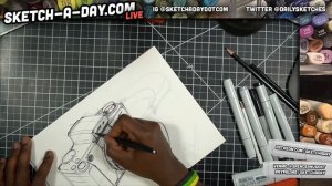 Sketch A Day:  Illustration and Industrial Design Drawing - LIVE May 15 2020