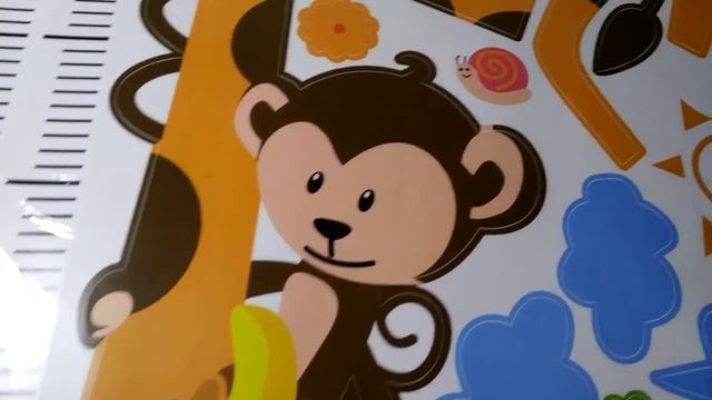 Детская наклейка на стену ростомер жираф смотреть онлайн