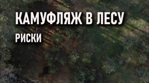 Камуфляж в лесу. Стоит ли надевать в поход. Риски